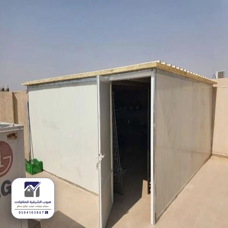 بناء غرف ساندوتش بانل للسطح الخبر