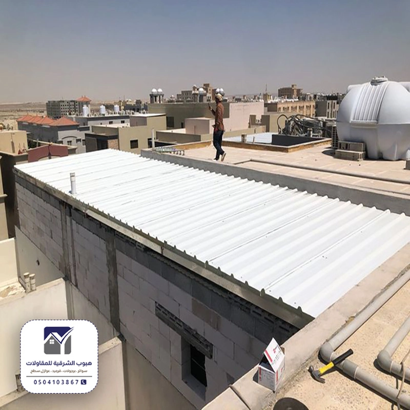 بناء مستودع منزلي ساندوتش بانل بالشرقية