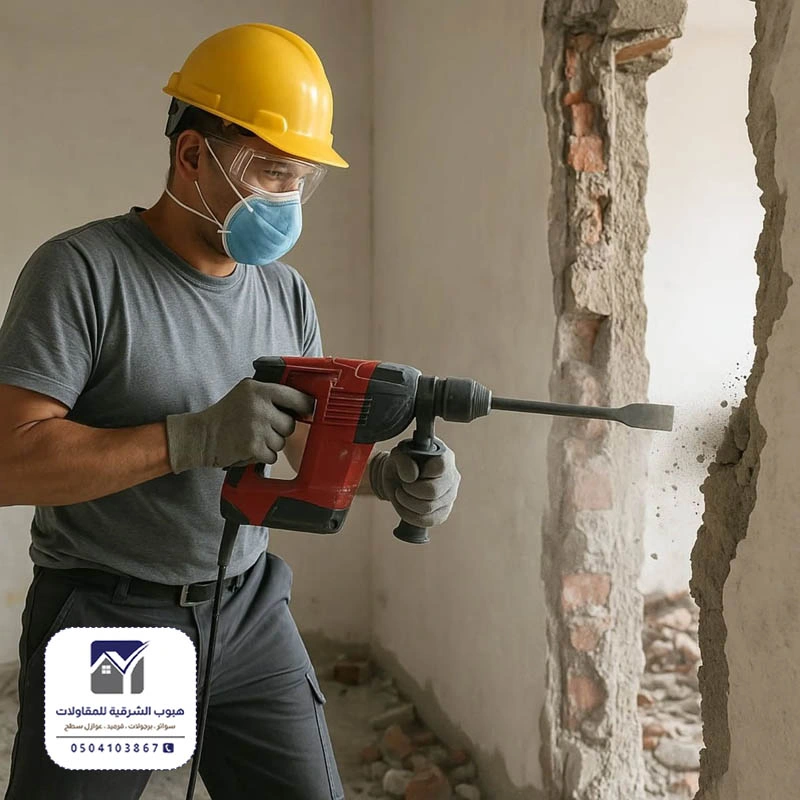 تكسير جدار بالصاروخ عريعرة